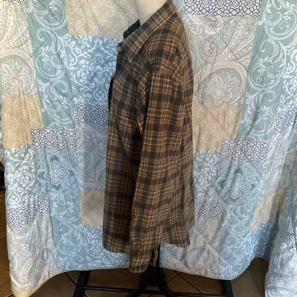 Pendleton Brown Casual Button Down Shirt - image 3